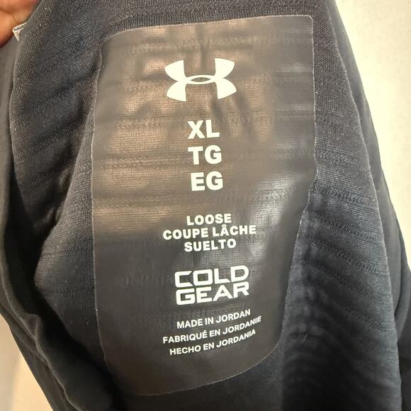 Under Armour Storm Golf Vest Mens M Black Tippecanoe Lake Golf Club Full Zip - Picture 4 of 13